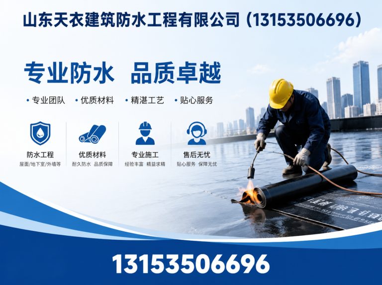 烟台高新技术产业开发区防水堵漏展示图